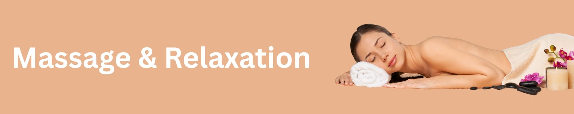 Massage and relaxation banner