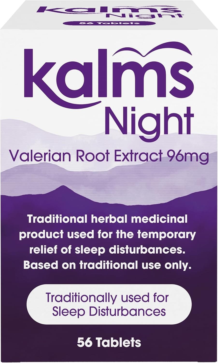 Kalms Night 56 Tablets Herbal Sleep Aid with Valerian Root