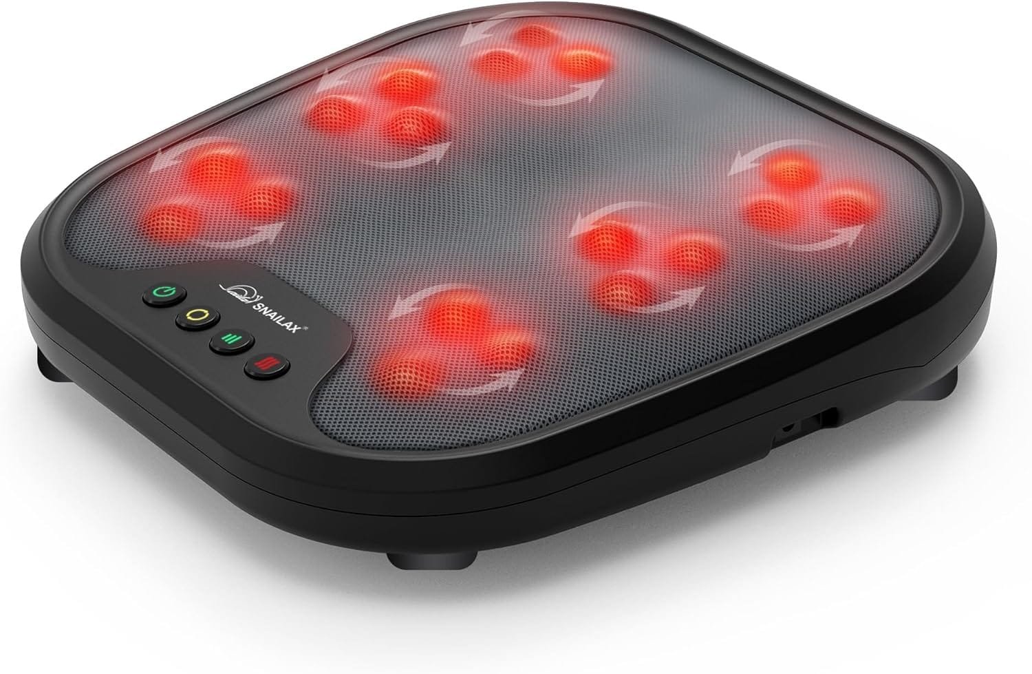 Snailax shiatsu foot massager with heat and kneading