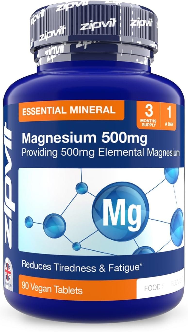 Zipvit Magnesium 500mg Vegan Tablets Bottle