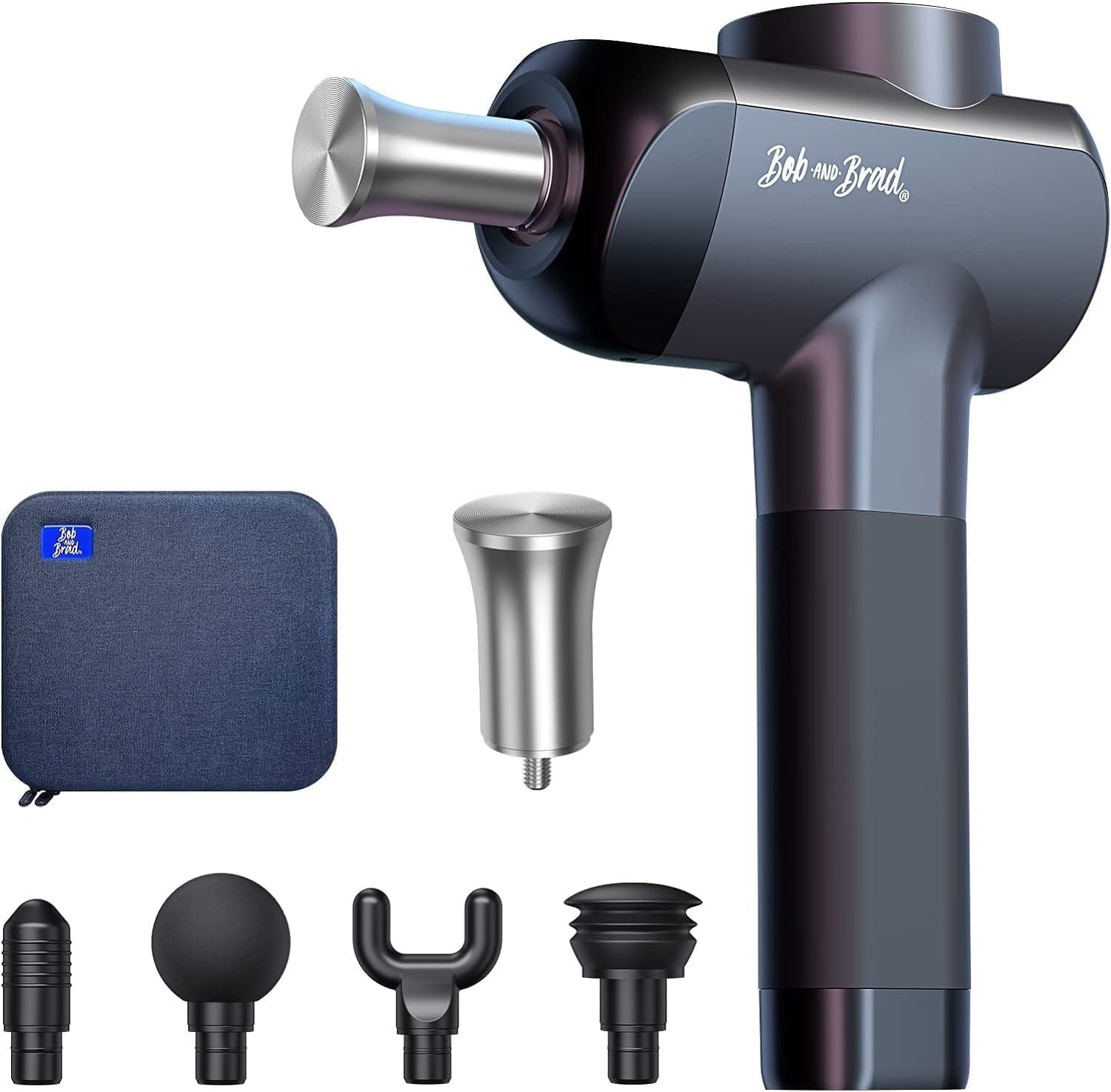 Bob and Brad X6 Pro massage gun with metal hot/cold head