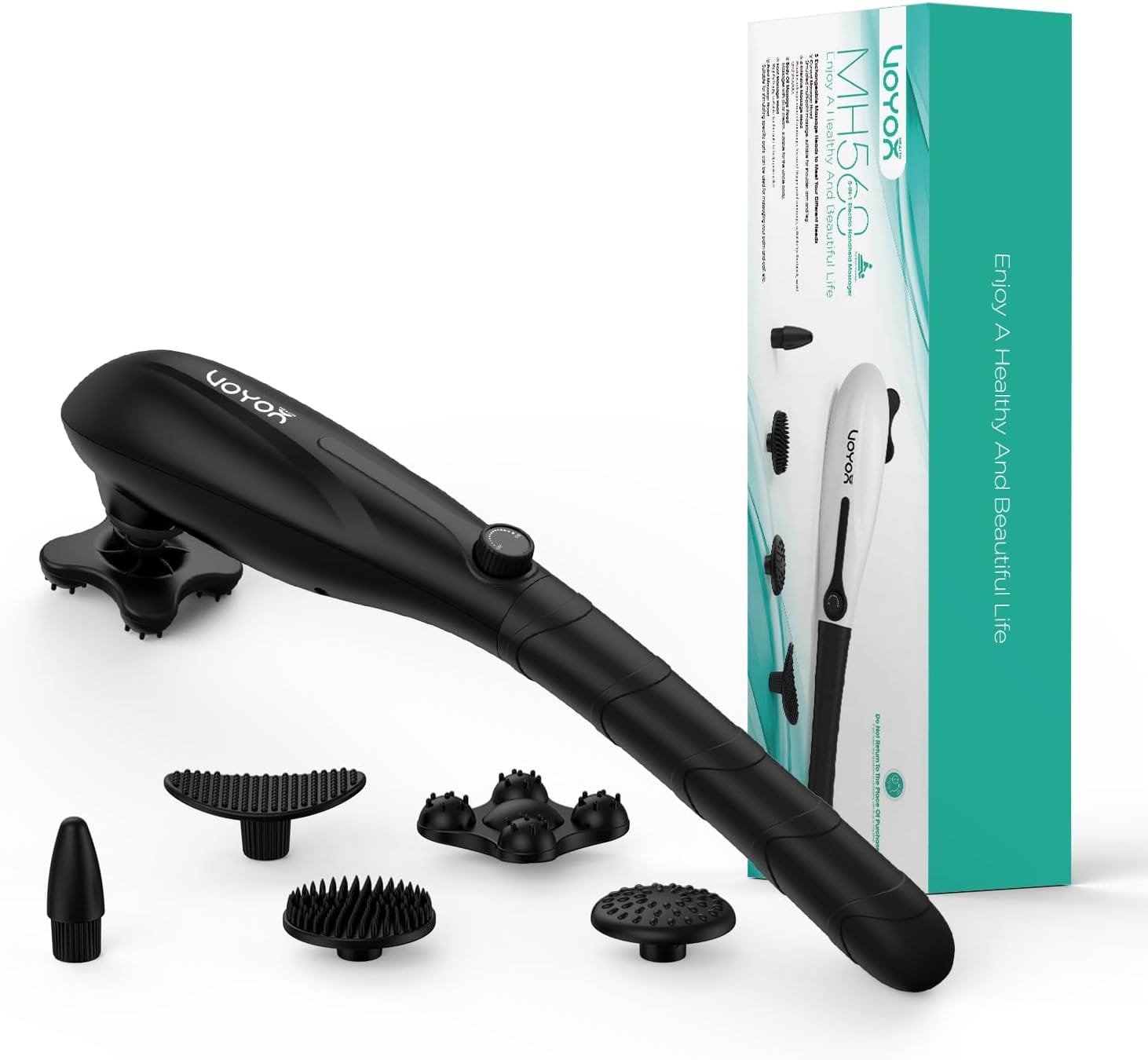 VOYOR-HEALTH cordless back and neck massager with 5 heads