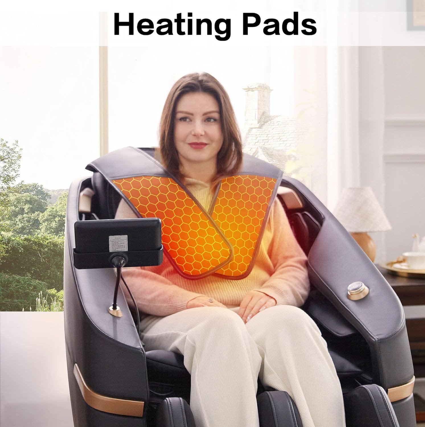 4 ROTAI Full Body Massage Chair,Zero Gravity Massage Chair for Home,Back Massagers for Pain Relief,Rocking Chair with Heat