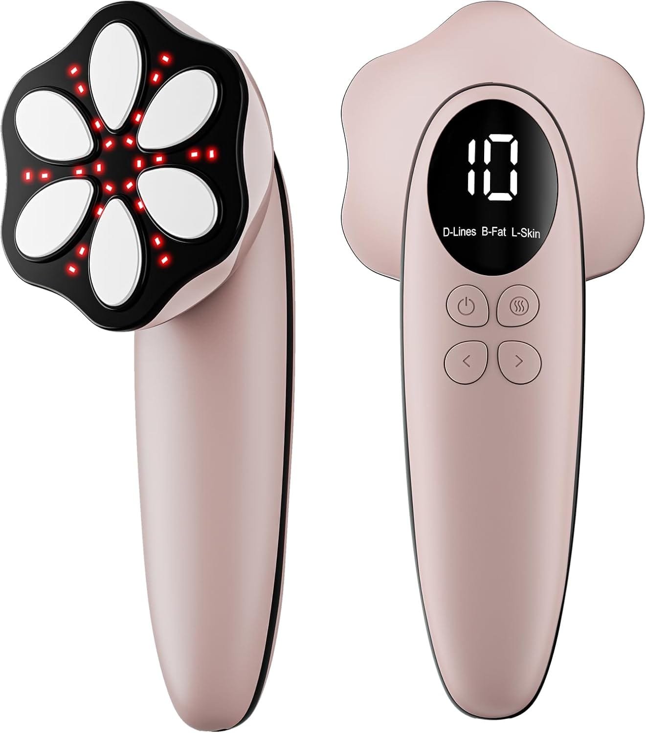 Depsoul Cellulite Massager, Upgraded 6 Heads Body Sculpting Machine 3 in 1 Cordless Electric Handle Massager for Belly, Waist, Arm, Leg and Buttock Massage