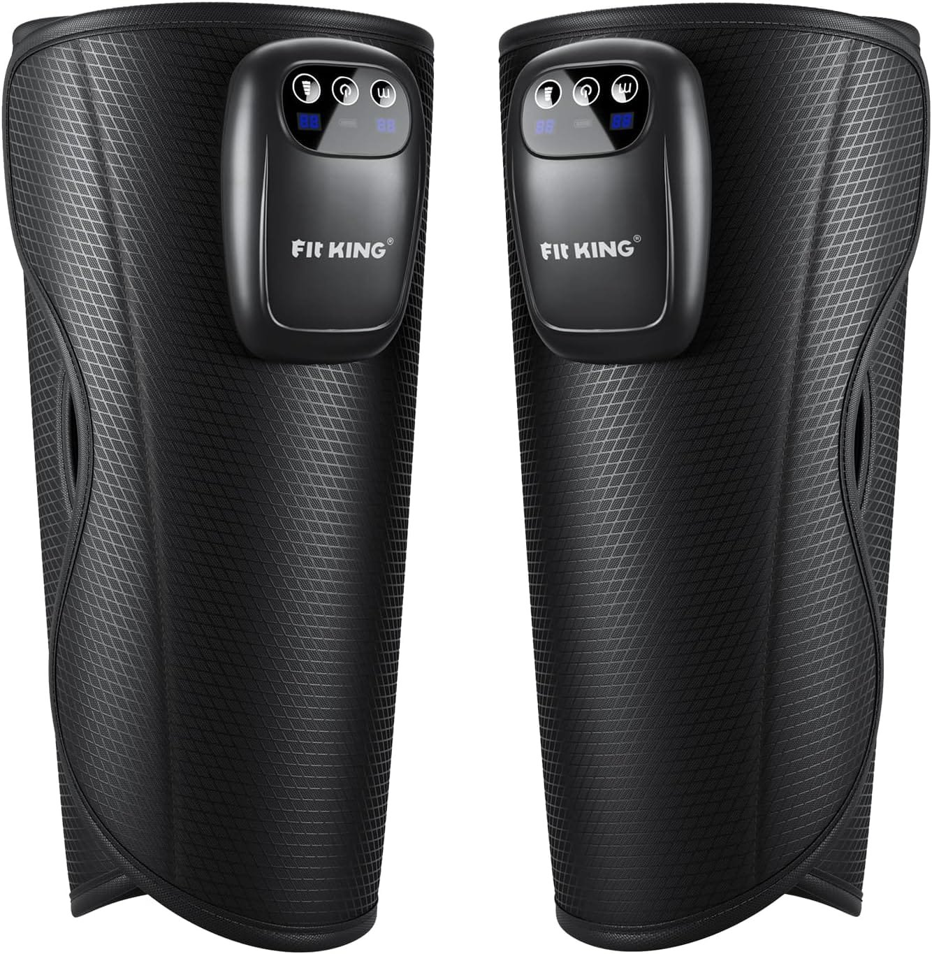 FIT KING Cordless Calf Massager, Rechargeable Leg Massagers for Pain and Circulation Portable Arm Massager Machine Muscle Relaxation Gifts for Gym...