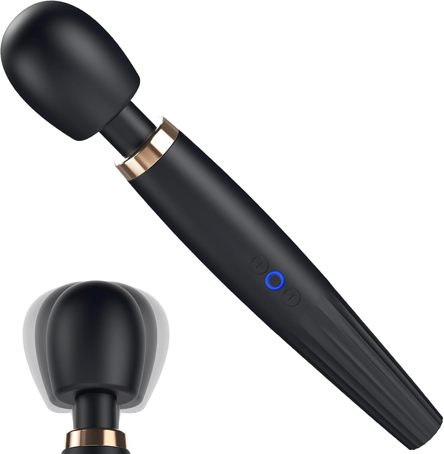 Wand Vibrator Sex Toys for Women,Wand Massager Adult Toys for Clitoral Stimulation with 5 Vibrations & 3 Speeds, G Spot Vibrators Anal Toy Dildos Sex...