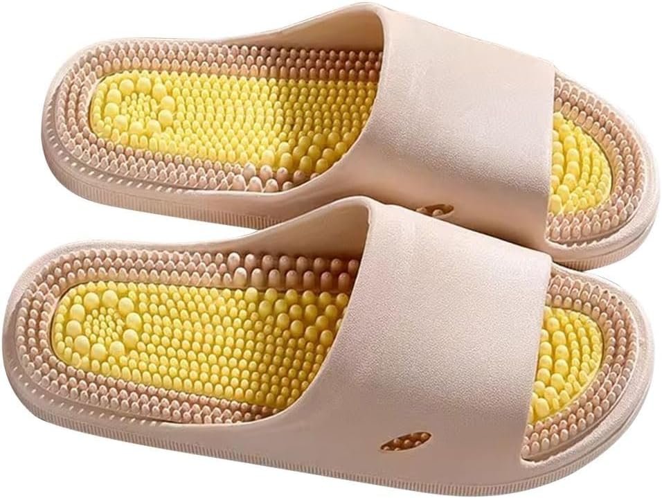 Comfort Massage Slippers Acupressure Sandals Foot Massager Shoes Reflexology Acupuncture Slippers For Men Women Reduce Feet Neuropathy Pain Relief...