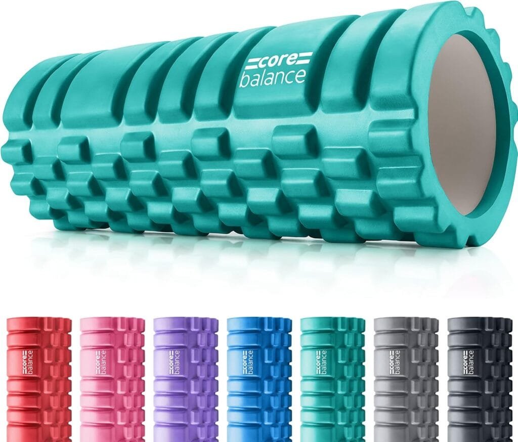 Core Balance Foam Roller For Deep Tissue Muscle Massage, Trigger Point Grid Sports Massager, Fitness Gym Physio