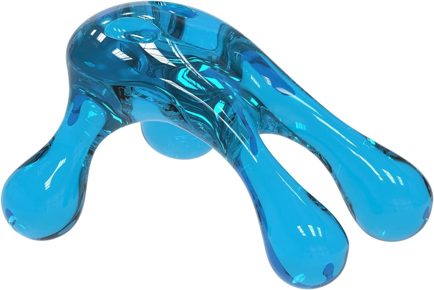 Hand Held Massage Tool, BVN Four Point Full Body Massager, Self Massage Tool, Easy Palm Fit with Massage Knobs for Gentle Pressure Point Massage, Suitable...