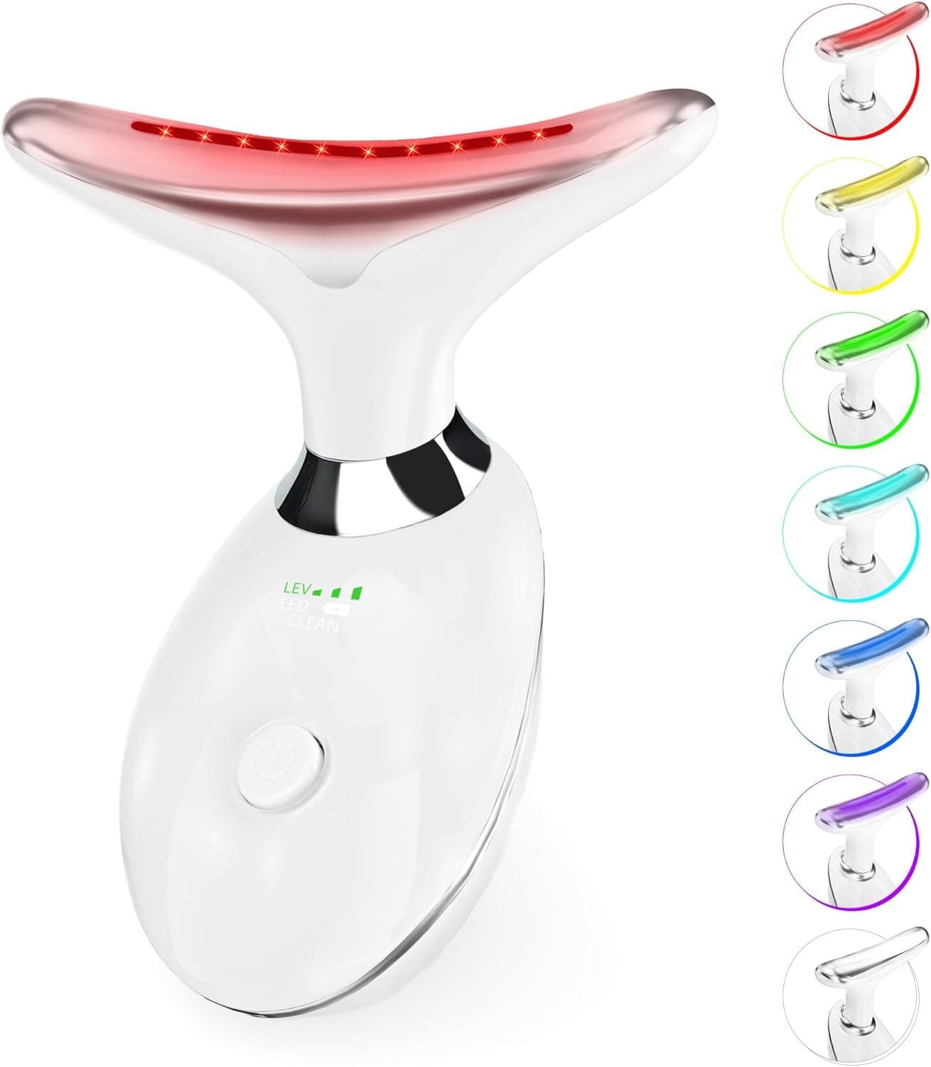 PMZM Face Massager, Face Device with 3 Modes 45°C for SkinTightening & Neck Lifting Massage Face Toning Firming for Women