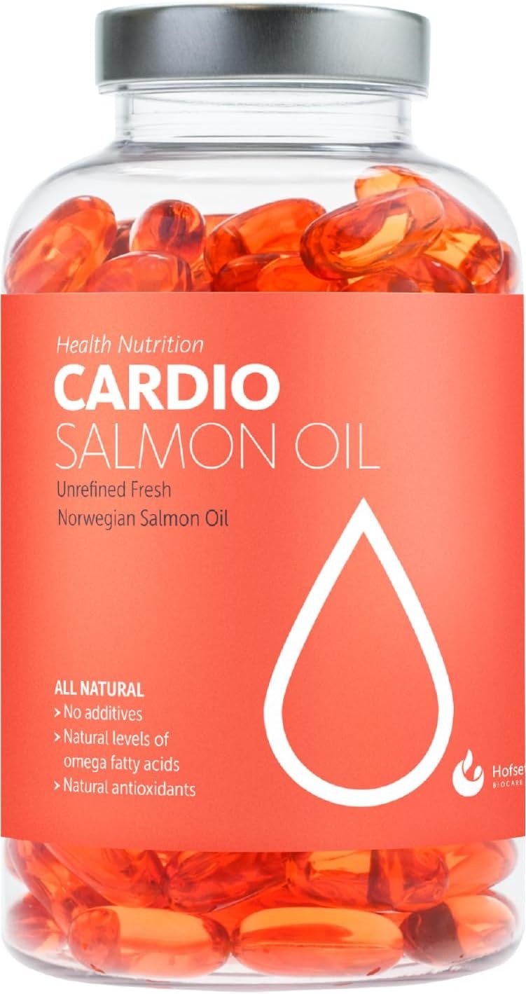 High Strength Omega 3 6 9 Fish Oil - 1000mg, Norwegian Salmon Oil with EPA, DHA & DPA, No Burping or Aftertaste, Omega 3 Fatty Acids Supplement for Eye,...