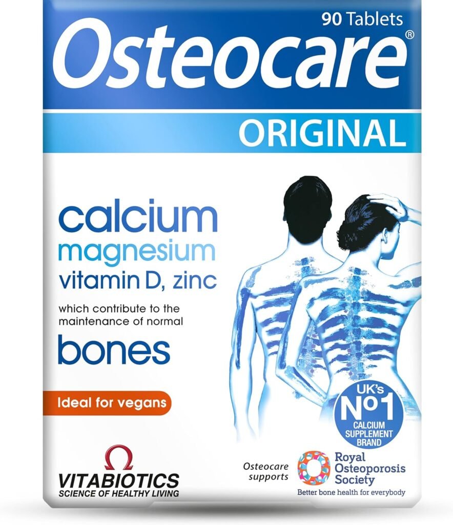 Osteocare Original by Vitabiotics. Bone Health formula with Calcium, Magnesium, Vitamin D 3 and Zinc