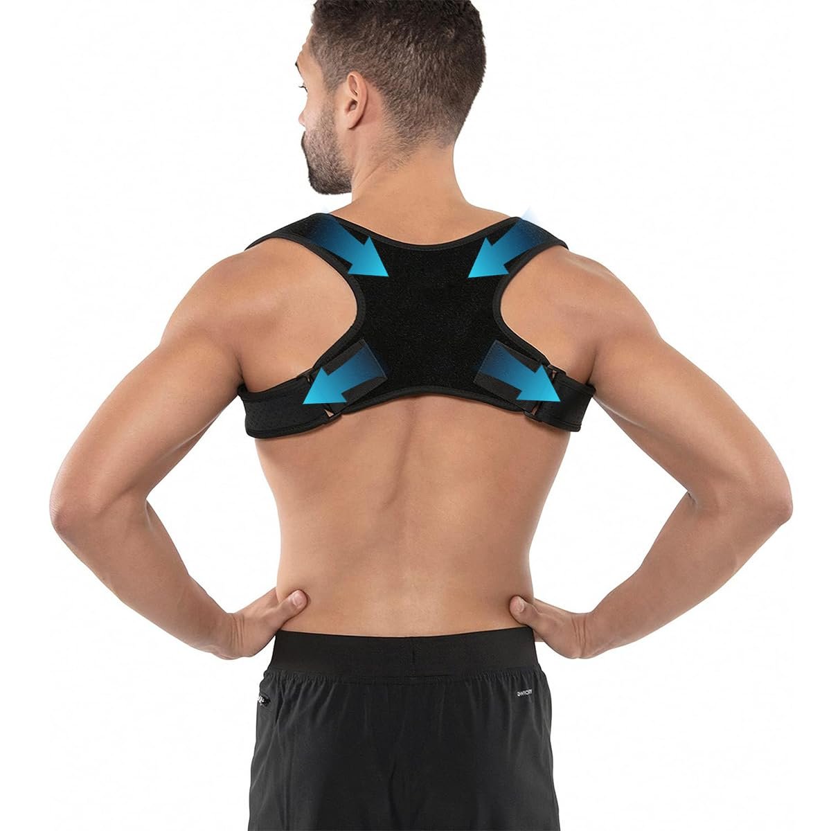 Posture Corrector for Women and Men, Adjustable Back Support for Back, Comfortable Upper and Back Brace, Shoulder and Neck
