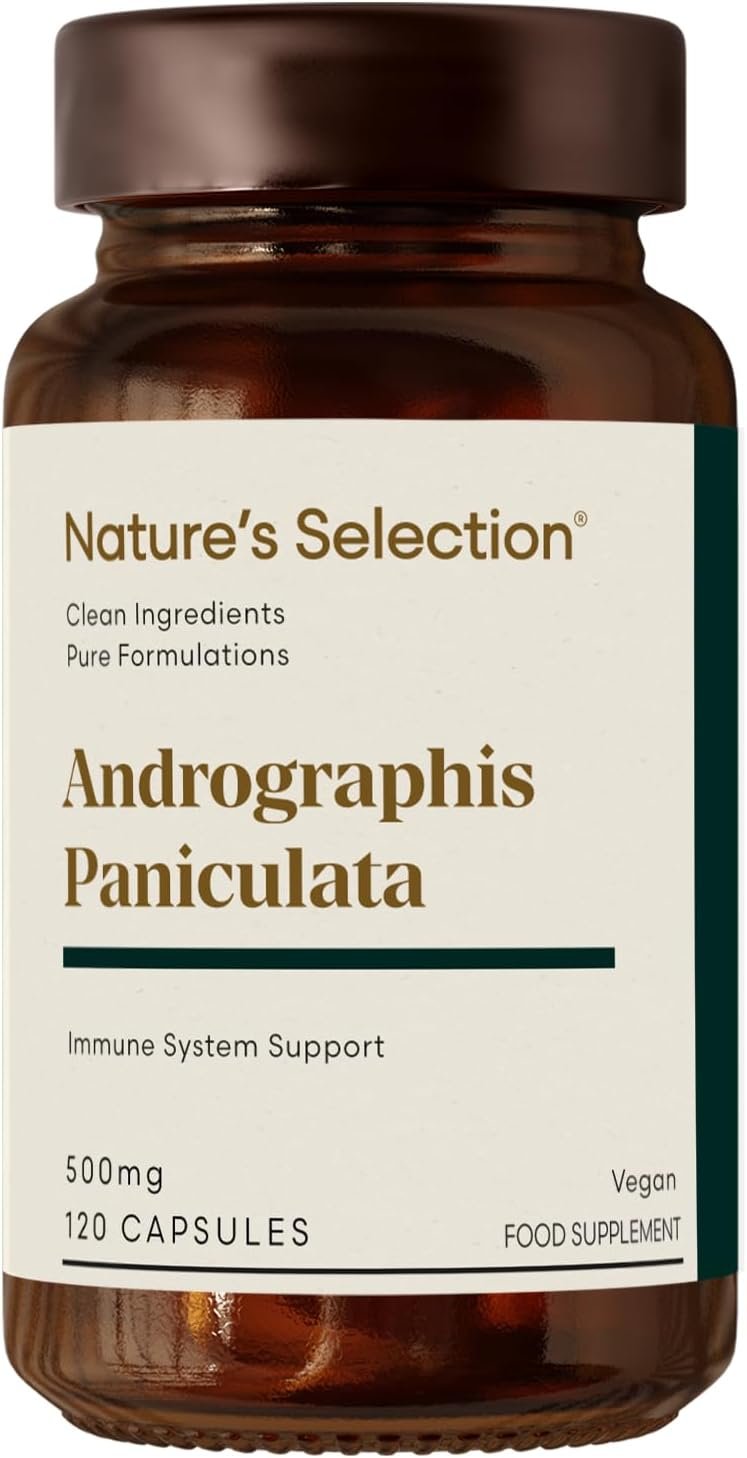 Andrographis Paniculata 500mg - 120 Capsules - High Strength Supplement - No Fillers - GMO Free - Vegan - Made in The UK