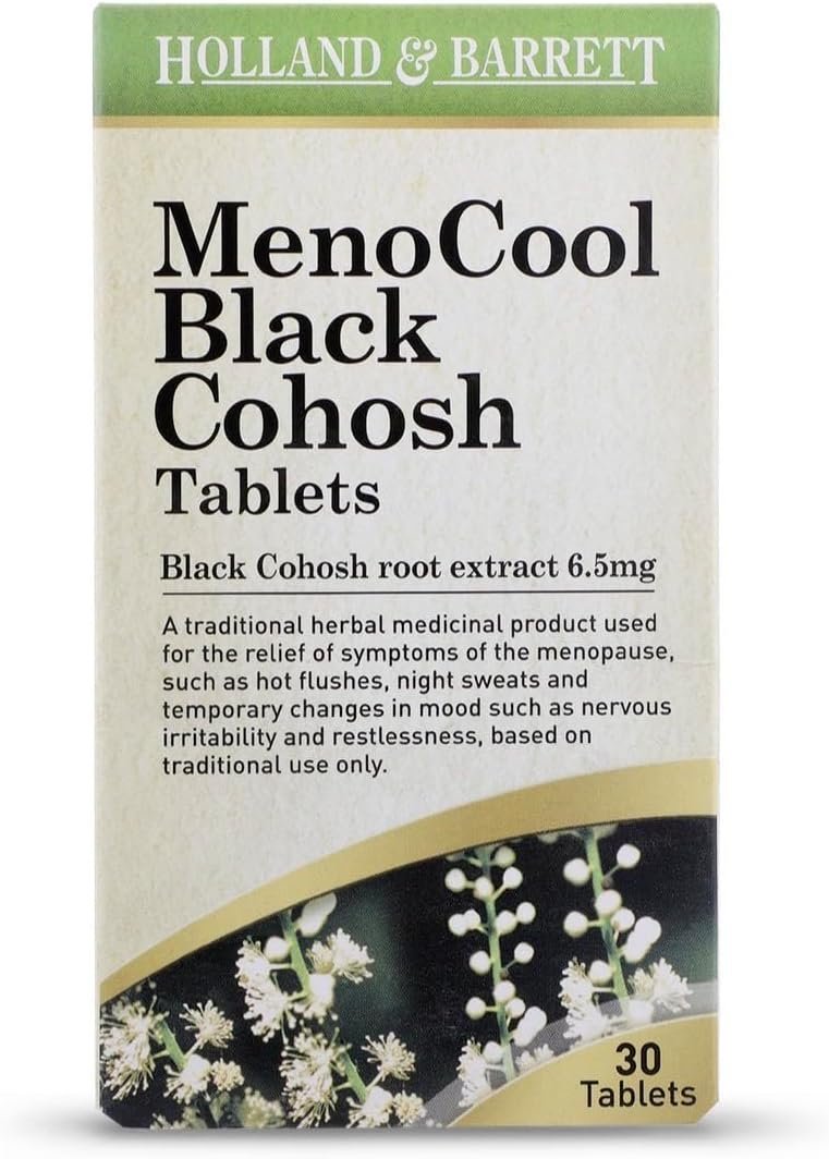 H&B MENOCOOL Black Cohosh TABS 30 CAPS