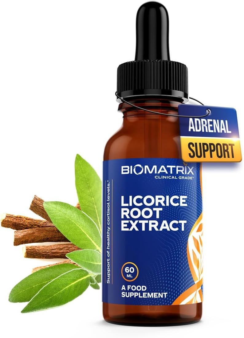 Licorice Root Extract (1200 Drops 2 fl. oz) More Active Ingredient Than Competing Brands (0.87 mg Glycyrrhizin per Drop), Less Doses Needed, Concentrated,...