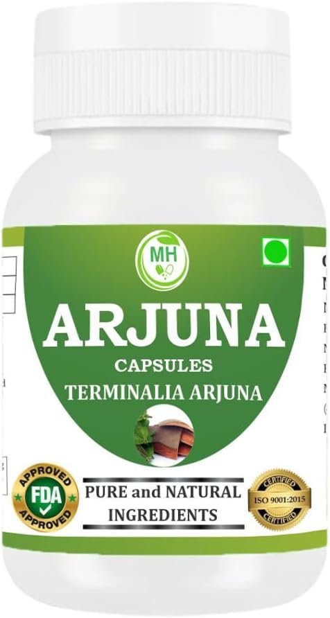 Morsan Healthcare Arjuna Capsules | 60 Count | 500mg Each | Made with Pure Arjuna Herb Extract | Vegetarian HPMC Capsules | Herbal Supplement for Balanced...