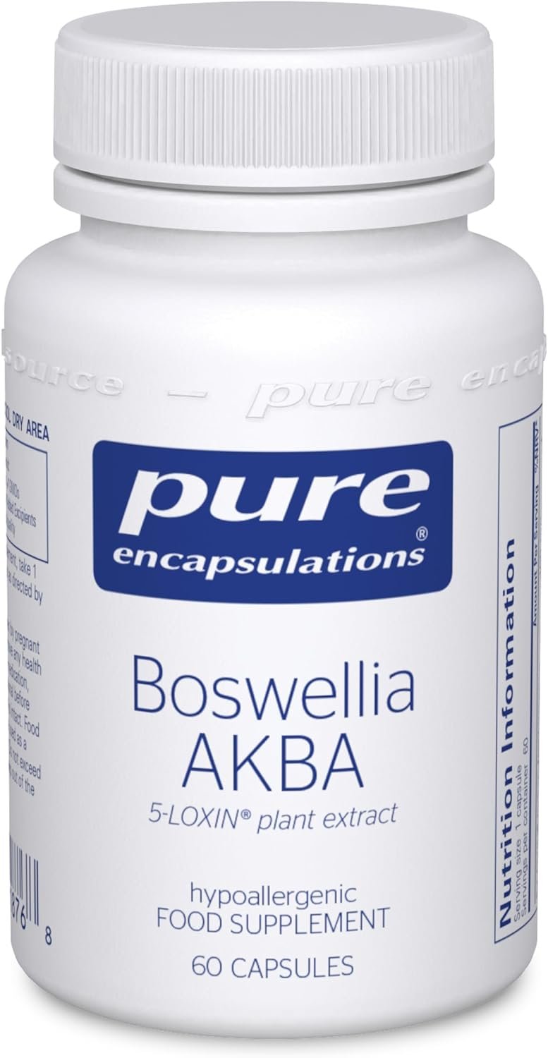 Pure Encapsulations Boswellia AKBA - 5-Loxin - Supports Joint Health and Reduces Inflammation - 60 Capsules
