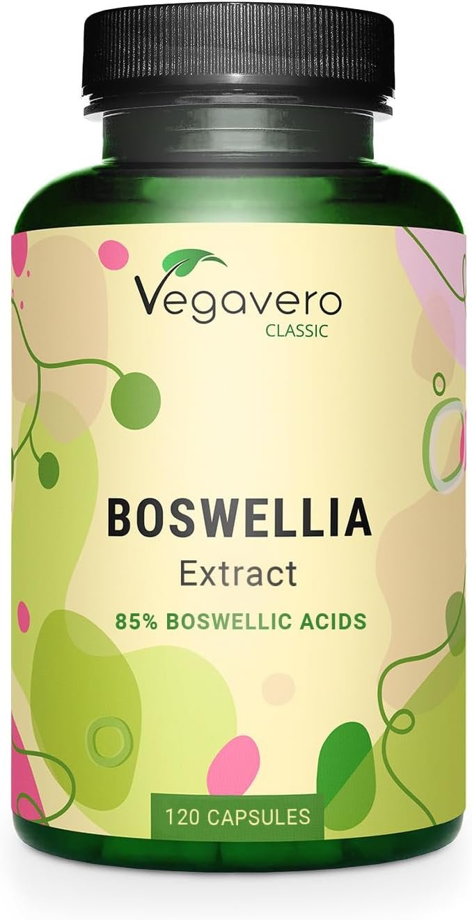 Vegavero BOSWELLIA SERRATA | 9450 mg 15:1 Extract 85% Boswellic Acids | NO Additives | Indian Frankincense Gum Resin Extract | Supports Healthy Bones and...