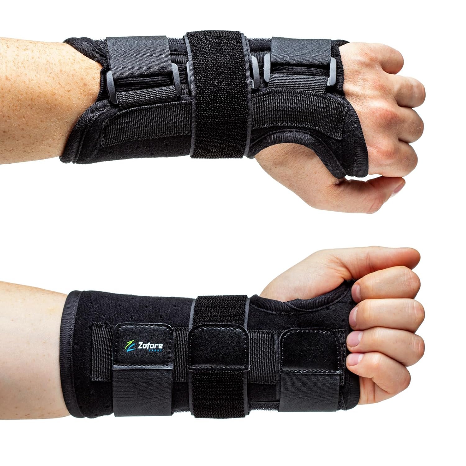 Carpal Tunnel Wrist Support Brace with Metal Splint Stabilizer - Helps Relieve Tendinitis Arthritis Carpal Tunnel Pain - Reduces Recovery Time for Men Women...