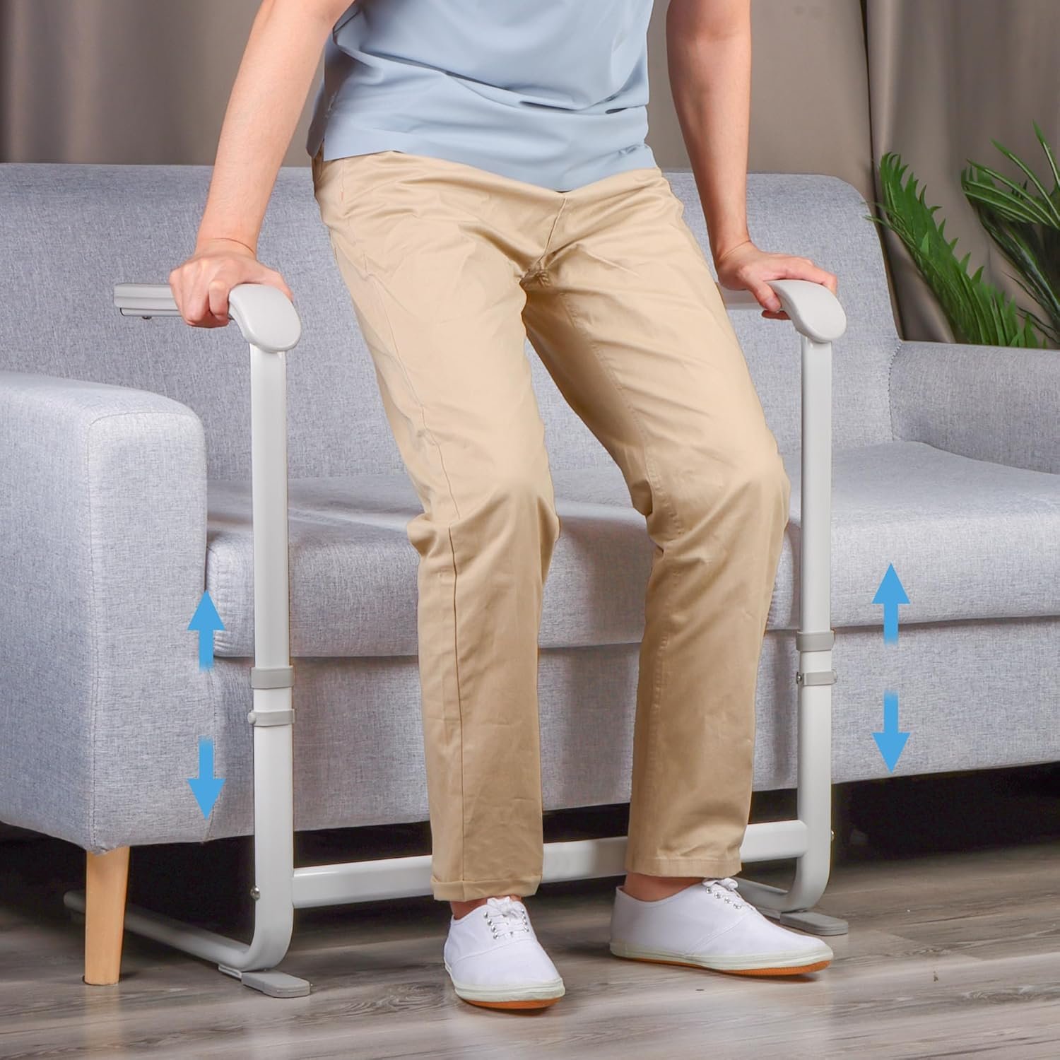 NIdreamCE Stand Assist Aid for Elderly,Sofa Lift Pro Adjustable Chair Lift Assist for Seniors Sit to Stand Mobility Standing Aid Rail for Couch, Chair Sofa