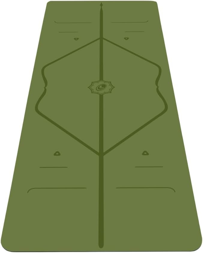 Original Yoga Mat – Free Yoga Bag Included - Patented Alignment System, Warrior-like Grip, Non-slip, Eco-friendly and Biodegradable, sweat-resistant...