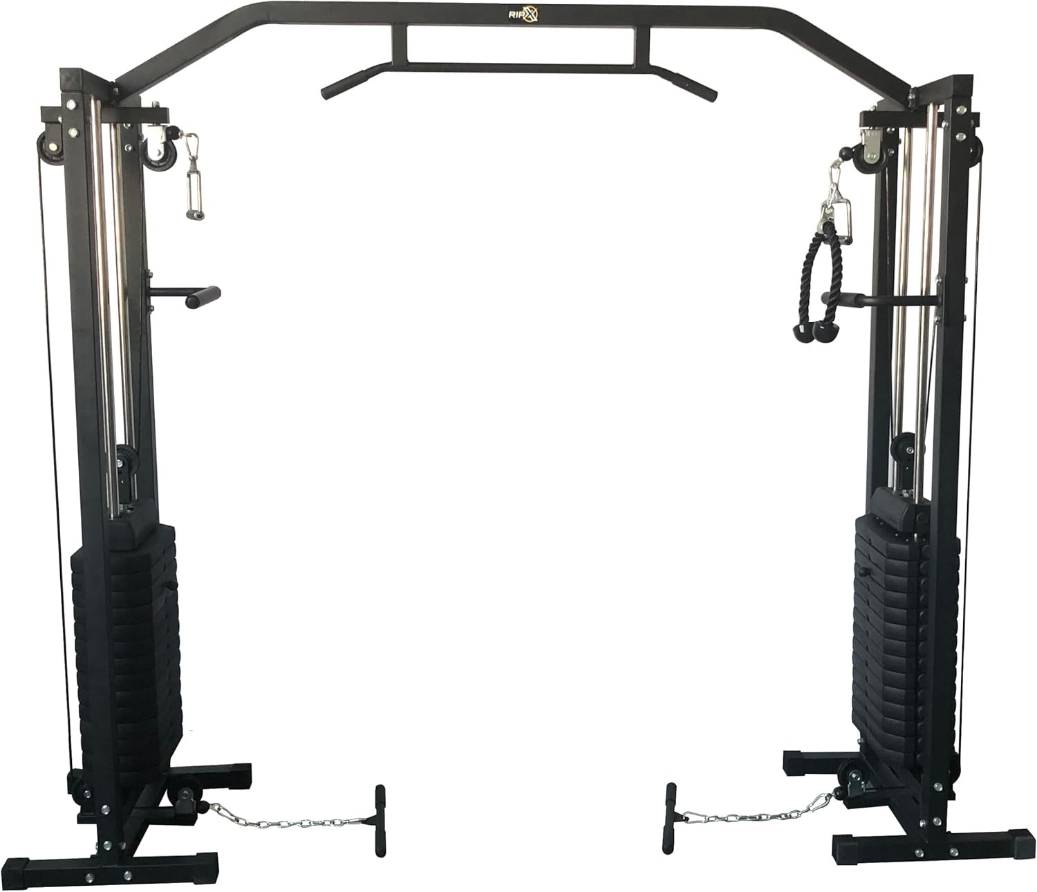 RIP X 180kg Cable Crossover Machine With Pull Up Bar and Improved Top and Bottom Swivel Pulley Design